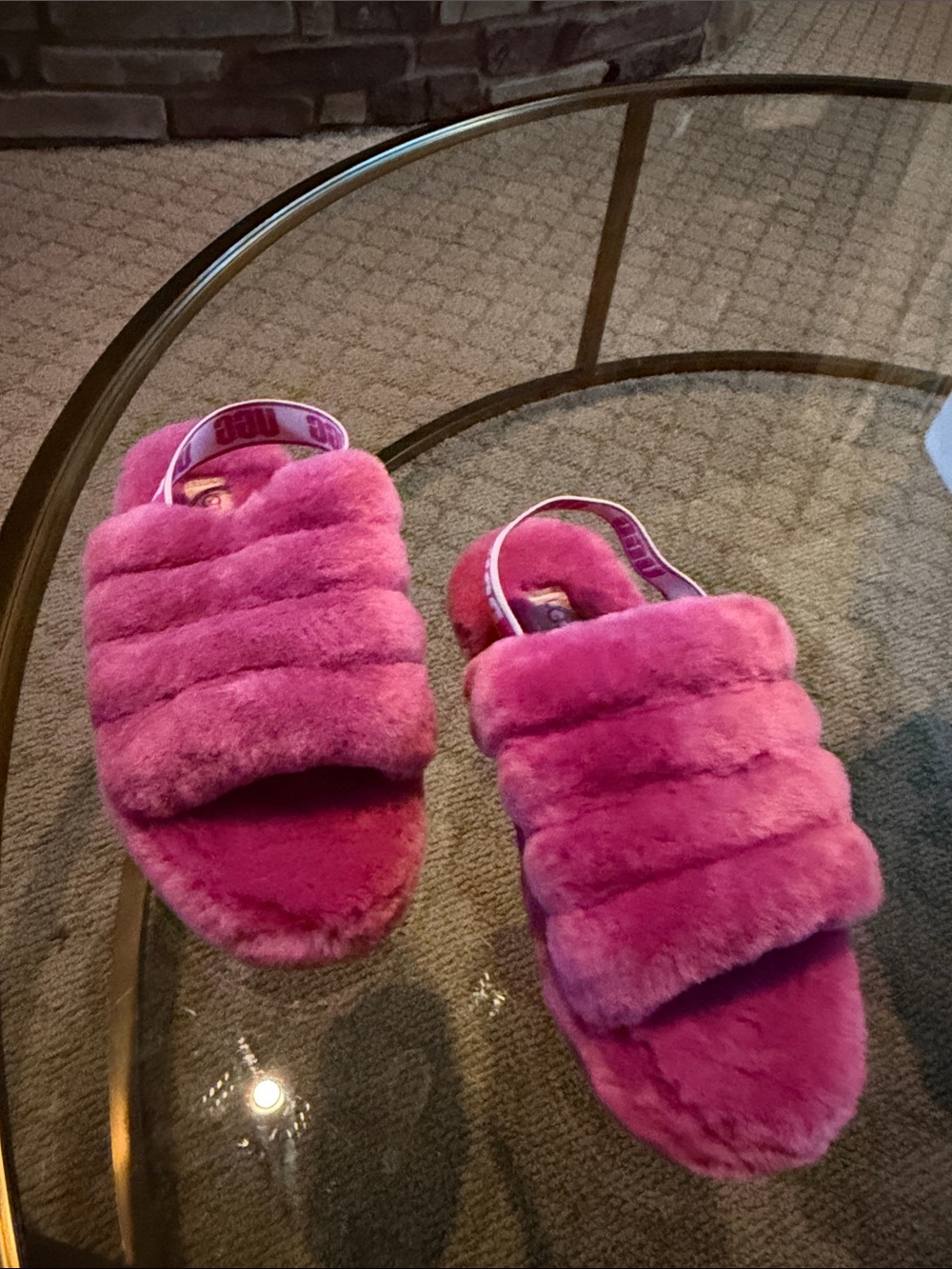 Ugg Fluff Yeah Faux-Fur Slide Slippers